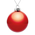 Елочный шар Finery Gloss, 10 см, глянцевый красный - Фото 1