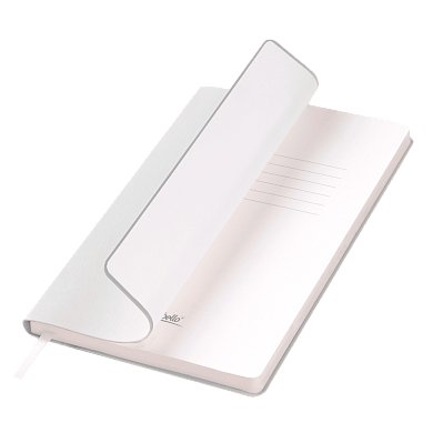 Ежедневник River side недатированный, белый (без упаковки, без стикера) (Белый, бежевый)