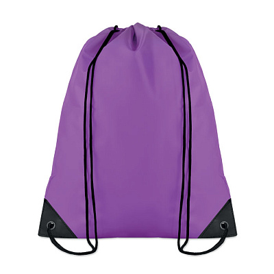 190T Polyester drawstring bag (Фиолетовый)