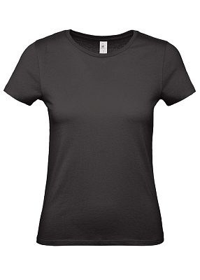 Футболка женская E150, зеленое яблоко (Чёрный)