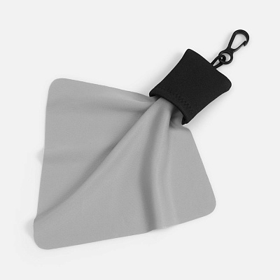 Очищающая салфетка Specta, серая с черным (Серый)