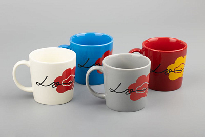 Кружка Valotti Medio, ярко-синяя