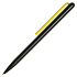 Шариковая ручка GrafeeX в чехле, черная с желтым - Фото 1