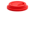 Крышка силиконовая для кружки Magic, красный - Фото 1
