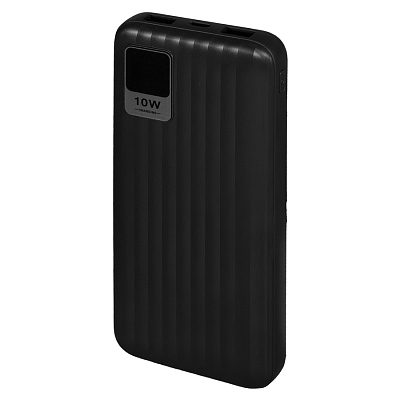 Универсальный аккумулятор Wave 10 (10000 мАч), черный, 14,9х6.7х1,6 см (Чёрный)