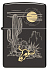 Зажигалка ZIPPO Western с покрытием High Polish Black, латунь/сталь, черная, глянцевая, 38x13x57 мм - Фото 2