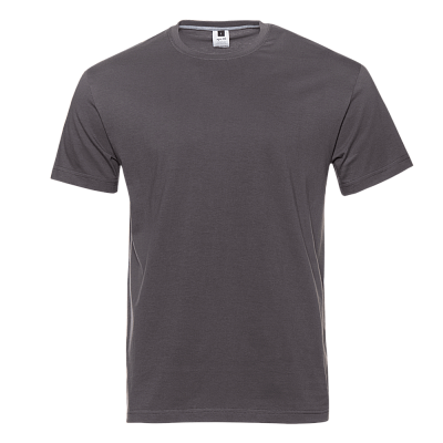 Футболка унисекс без бокового шва STAN хлопок 160, 02 (Тёмно-серый)