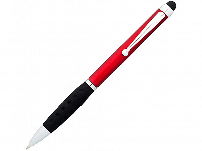 Ручка-стилус шариковая Ziggy (Красный/черный)