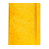 Ежедневник недатированный Boomer, А5,  желтый, кремовый блок, без обреза - Фото 2