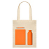 Подарочный набор Medium, оранжевый (шоппер, ежедневник, ручка, термобутылка) - Фото 1