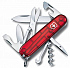 Офицерский нож Climber 91, прозрачный красный - Фото 1