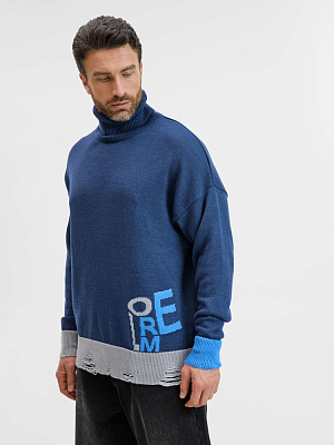 Свитер оверсайз Tricksy Net Grunge на заказ акрил