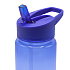 Пластиковая бутылка Jogger, синяя - Фото 3