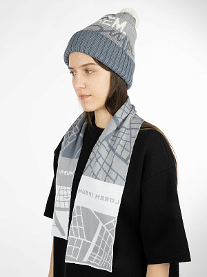 Шарф на заказ Tricksy Light S полушерсть