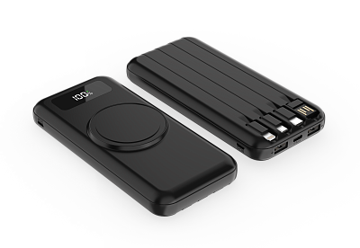 Внешний аккумулятор Authority с беспроводной зарядкой (5W), 10000 mAh, чёрный