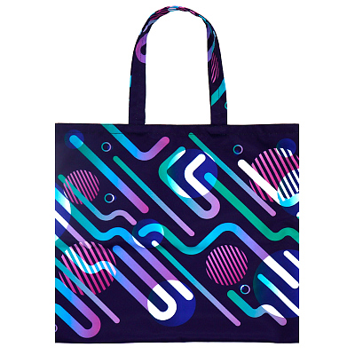 Сумка для покупок Бэгис с полноцветной печатью