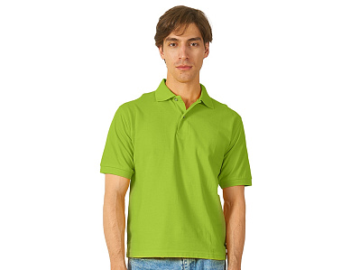 Рубашка поло Boston 2.0 мужская (Зеленое яблоко)