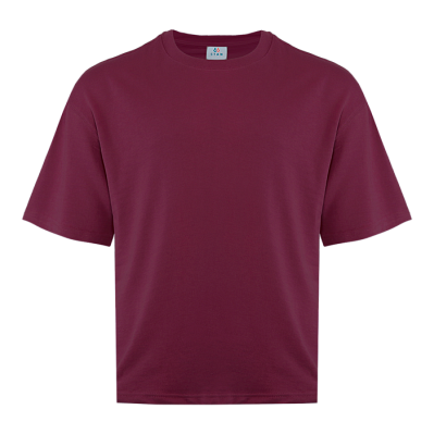 Футболка унисекс оверсайз STAN хлопок/полиэстер 260, 40 (Бордовый)