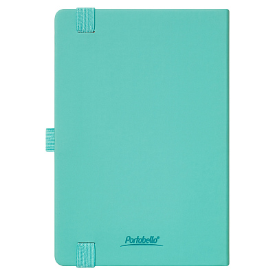 Ежедневник Альфа (Alpha) недатированный, бирюзовый/серый