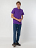 Рубашка поло мужская Summer 170, темно-фиолетовая - Фото 8