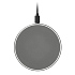 Беспроводное зарядное устройство с подсветкой 15W Аурис (Auris), серое - Фото 4