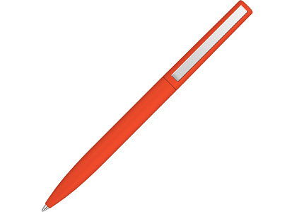 Ручка металлическая шариковая Bright F Gum soft-touch (Оранжевый)