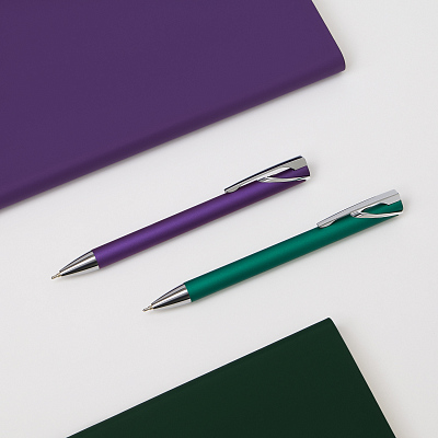 Шариковая ручка Легато (Legato), фиолетовая