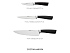 Набор из 3 кухонных ножей в универсальном блоке UNA - Фото 5