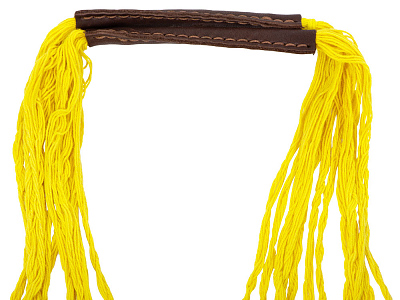 Авоська Dream из натурального хлопка с кожаными ручками, 25 л