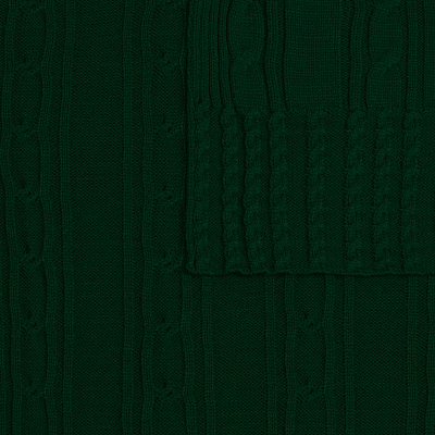 Плед Remitti, темно-зеленый (хвойный)