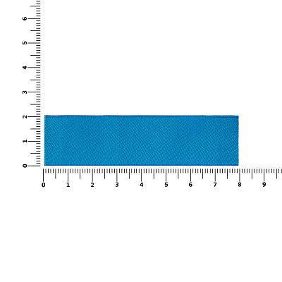 Лейбл тканевый Epsilon, S, голубой