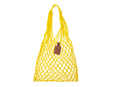Авоська Dream из натурального хлопка, 25 л (Желтый)