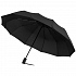 Зонт складной Fiber Magic Major с кейсом, черный - Фото 1