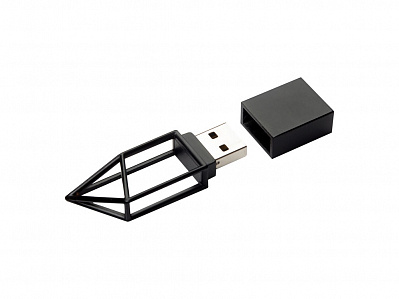 USB 2.0- флешка на 32 Гб Геометрия (Черный)
