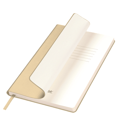 Ежедневник Spark недатированный, белое золото (с упаковкой, со стикерами)