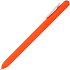 Ручка шариковая Swiper Soft Touch, неоново-оранжевая с белым - Фото 3