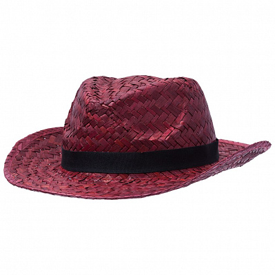 Шляпа Daydream, красная с черной лентой (Красный)