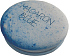 Зеркало Dewal Beauty серия "Макарони" карманное круглое, голубое, 6 х 6 х 1,5 см - Фото 1