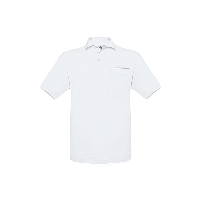 Поло Safran Pocket, белый