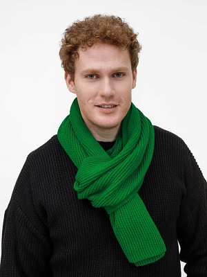 Шарф Nobilis Mono, ярко-зеленый