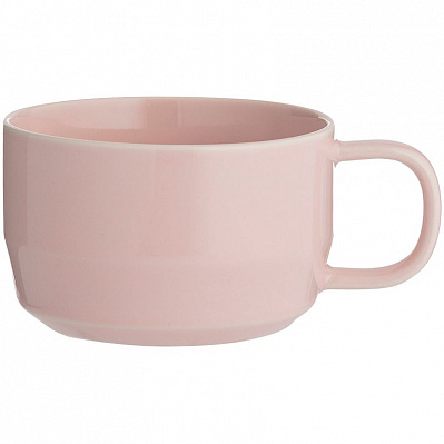 Чашка для капучино Cafe Concept, розовая (Розовый)