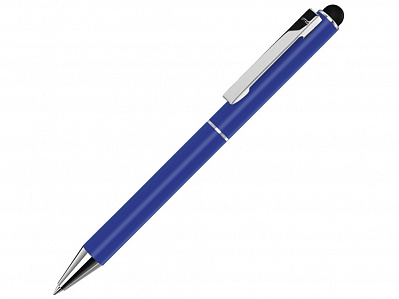 Ручка шариковая металлическая Straight SI Touch (Синий)