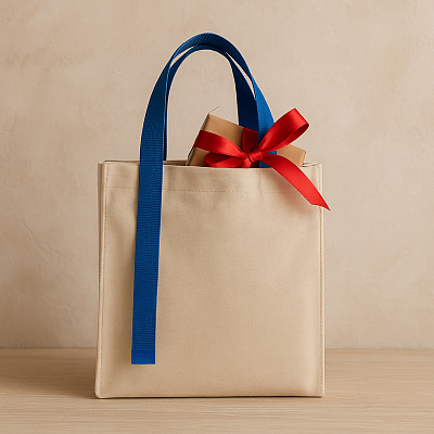 Шоппер Superbag Pack (S) (неокрашенный с синим)