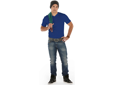 Футболка Heavy Super Club мужская с V-образным вырезом