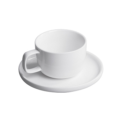Чайная пара "Гармония" (Белый) Чайная пара "Гармония" (Белый)