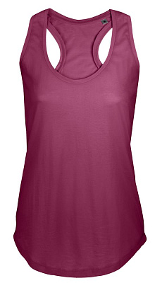 Майка женская Moka 110, ярко-голубая (Малиновый)