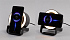 Bluetooth колонка-подставка "Smart Loud" с беспроводным (10W) зарядным устройством, лампой и подсветкой логотипа, черный - Фото 4