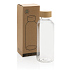Бутылка для воды из rPET (стандарт GRS) с крышкой из бамбука FSC® - Фото 2
