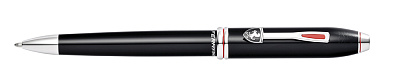 Шариковая ручка Cross Townsend Ferrari Glossy Black Lacquer / Rhodium (Черный)