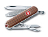 Нож-брелок VICTORINOX Classic, 58 мм, 7 функций, рукоять с дизайном "Шоколад" - Фото 1